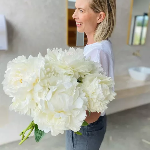 Peony Stem - Bowl of Cream