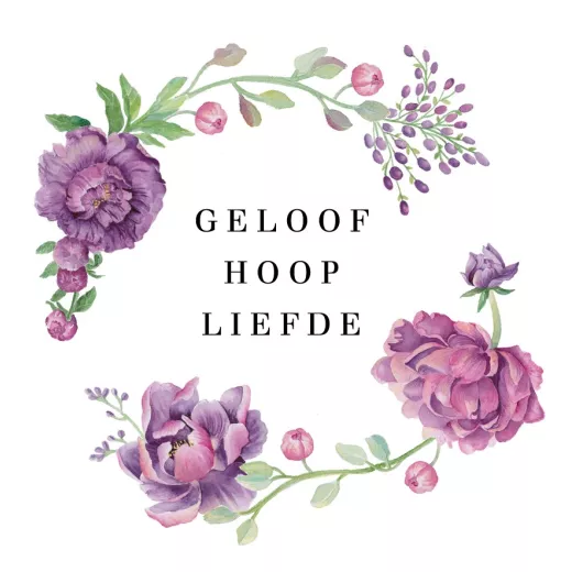 Afrikaans - GELOOF HOOP LIEFDE