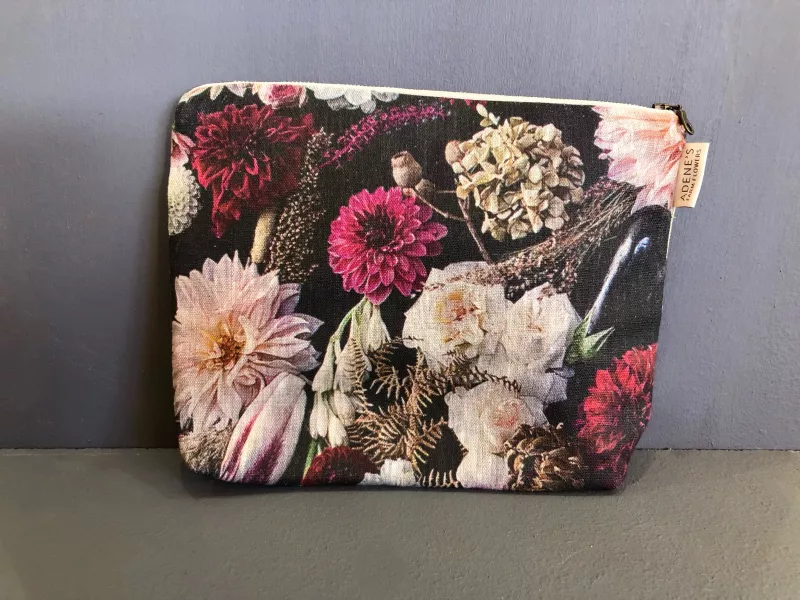 Toiletry Bag - Dahlia Raspberry